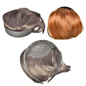 Diadema de extensión de cabello corto liso color surtido