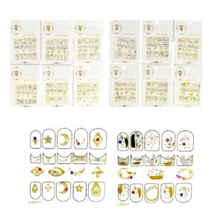 Decoración para uñas tipo sticker diseños variados Jewel Sticker
