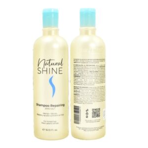 Shampoo Natural Shine Reparador y Anti Friz Para Cabello Teñido