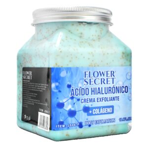 Exfoliante En Tarro De Acido Hialuronico Flower Secret De 500Ml