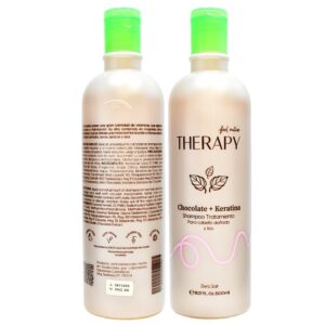 Shampoo Con Tratamiento Para Cabello Dañado Y Liso De Chocolate Y Keratina 500 Ml