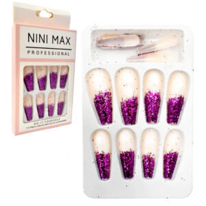 Uñas Press On Nails Nini Max Professional 12 pcs