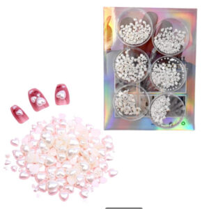 Piedras Decorativas Para uñas Estuche Circular Decorations Crystal